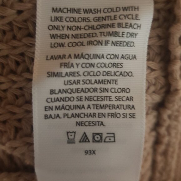 New beige Time and Tru brand sweater (size S) - Picture 6 of 8